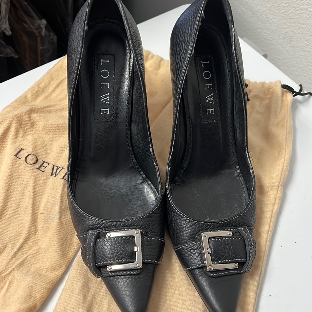 Loewe Italian Leather High Heel Shoe